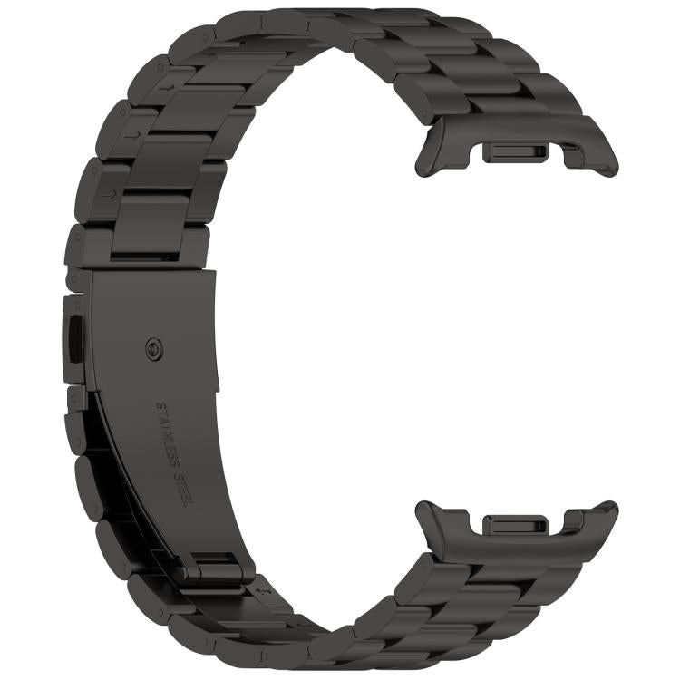Tri-beads Flat Buckle Titanium Alloy Watch Band, For Samsung Galaxy Watch8 / Watch8 Classic, For Samsung Galaxy Fit3 / SM-R390