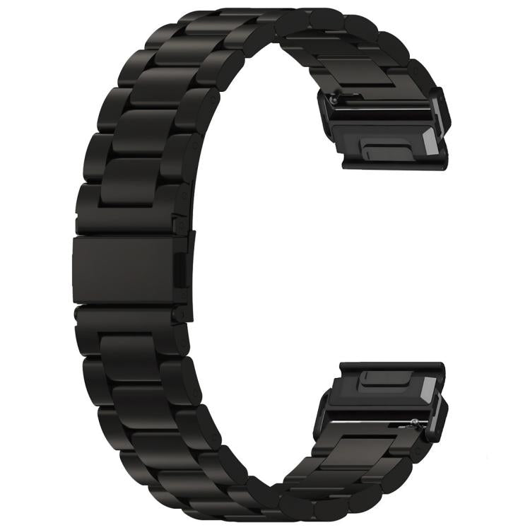 Tri-beads Flat Buckle Titanium Alloy Watch Band, Tactix Connector, For Garmin 26mm, For Garmin 22mm, For Garmin 20mm