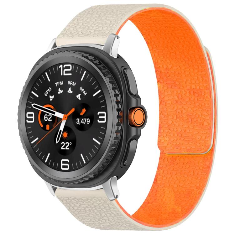 xDfind Litchi Texture Magnetic Silicone Watch Band, For Samsung Galaxy Watch Ultra/Ultra 2025, For Samsung Galaxy Watch8 / 8 Classic, For Samsung Galaxy Watch 7 / 6 / 5 / FE, For Samsung Galaxy Fit3 SM-R390