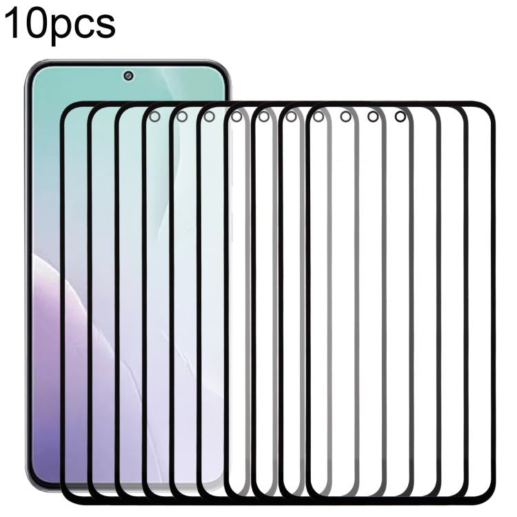 10pcs Front Screen Outer Glass Lens with OCA Optically Clear Adhesive, For Galaxy S26+ SM-S947B, For Galaxy M07 SM-M075F, For Galaxy M17 SM-M176B, For Galaxy S26 SM-S942B, For Galaxy A57 SM-A576B, For Galaxy A37 SM-A376B, For Galaxy S25 FE SM-S731B    ...