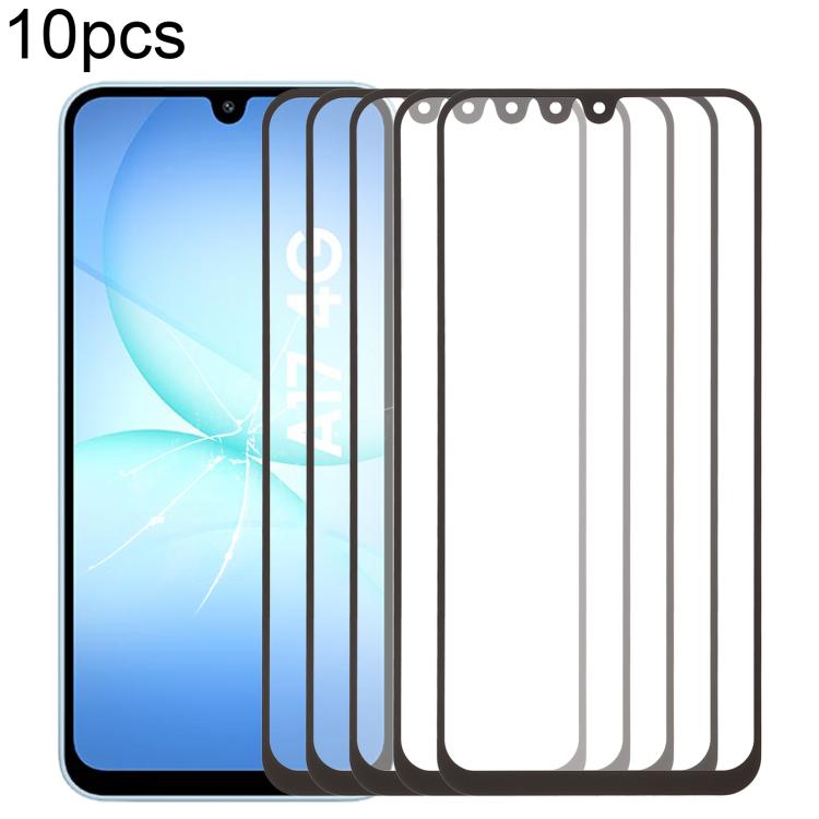 10pcs Front Screen Outer Glass Lens with OCA Optically Clear Adhesive, For Galaxy S26+ SM-S947B, For Galaxy M07 SM-M075F, For Galaxy M17 SM-M176B, For Galaxy S26 SM-S942B, For Galaxy A57 SM-A576B, For Galaxy A37 SM-A376B, For Galaxy S25 FE SM-S731B    ...