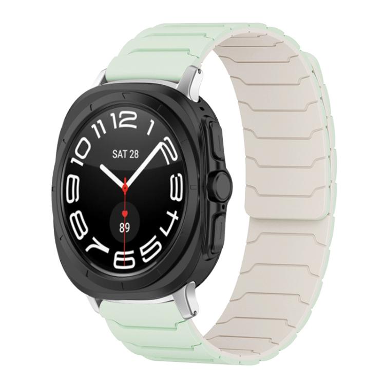 xDfind Magnetic Silicone Watch Band, For Samsung Galaxy Watch Ultra / Ultra 2025, For Samsung Galaxy Watch8 / 8 Classic, For Samsung Galaxy Watch 7 / 6 / 5 / FE