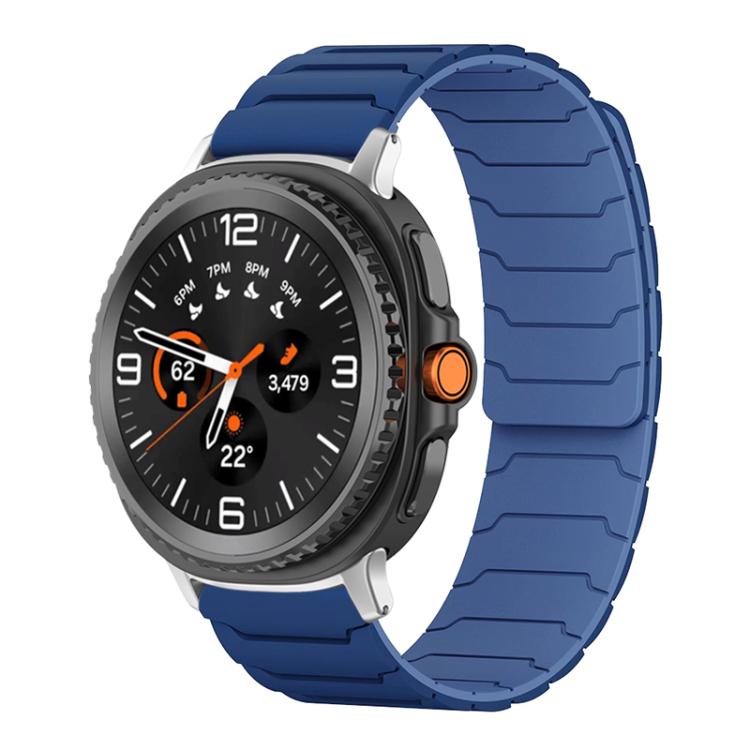 xDfind Magnetic Silicone Watch Band, For Samsung Galaxy Watch Ultra / Ultra 2025, For Samsung Galaxy Watch8 / 8 Classic, For Samsung Galaxy Watch 7 / 6 / 5 / FE