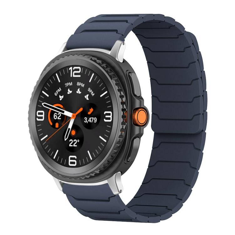 xDfind Magnetic Silicone Watch Band, For Samsung Galaxy Watch Ultra / Ultra 2025, For Samsung Galaxy Watch8 / 8 Classic, For Samsung Galaxy Watch 7 / 6 / 5 / FE