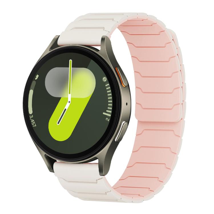 xDfind Magnetic Silicone Watch Band, For Samsung Galaxy Watch Ultra / Ultra 2025, For Samsung Galaxy Watch8 / 8 Classic, For Samsung Galaxy Watch 7 / 6 / 5 / FE