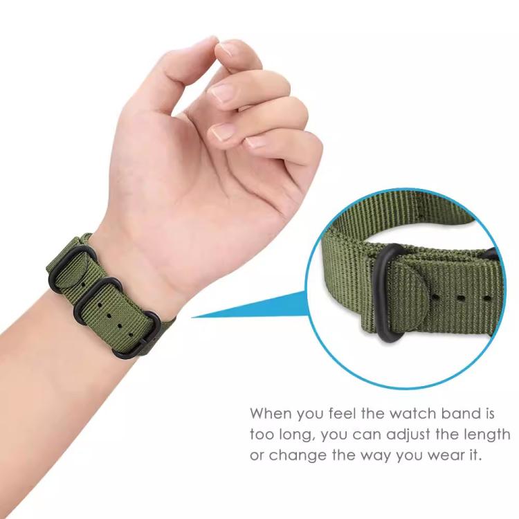 xDfind Ring Buckle Nylon Canvas Watch Band, For Google Pixel Watch4 / Watch3 45mm, For Google Pixel 4 / 3 / 2 / 1 41mm