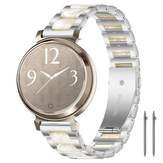 xDfind Three Beads Metal Resin Watch Band, 14mm, 18mm, 20mm
