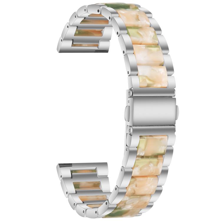 xDfind Three Beads Metal Resin Watch Band, 14mm, 20mm, 22mm, 18mm