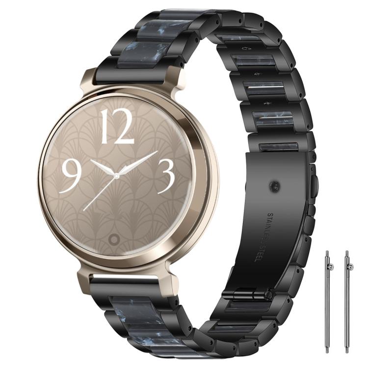 xDfind Three Beads Metal Resin Watch Band, 14mm, 20mm, 22mm, 18mm