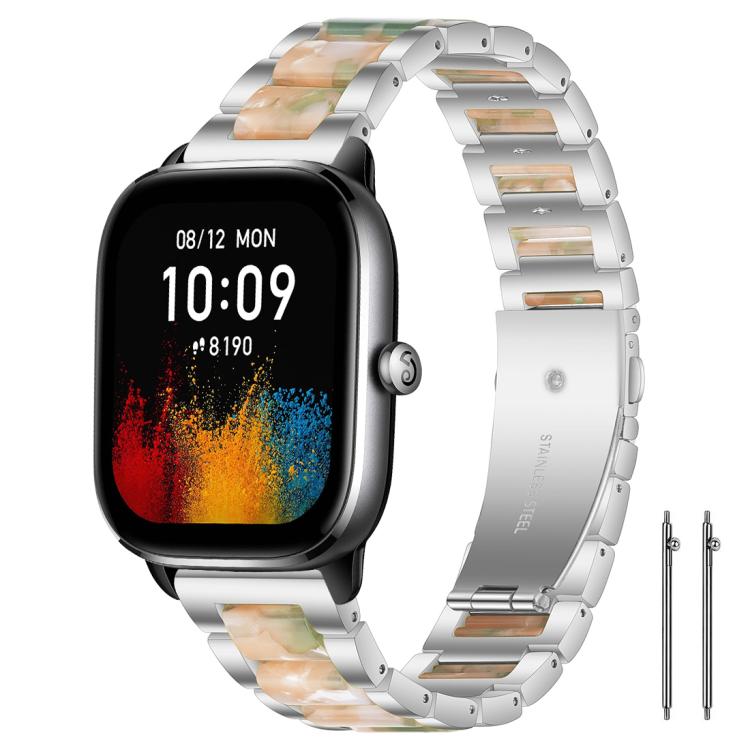 xDfind Three Beads Metal Resin Watch Band, 14mm, 18mm, 20mm