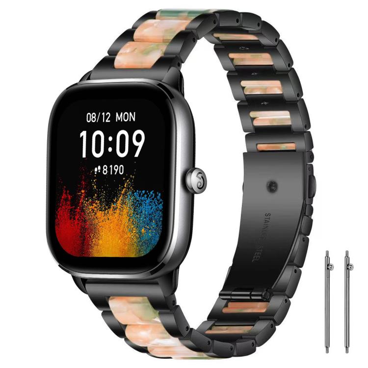 xDfind Three Beads Metal Resin Watch Band, 14mm, 20mm, 22mm, 18mm