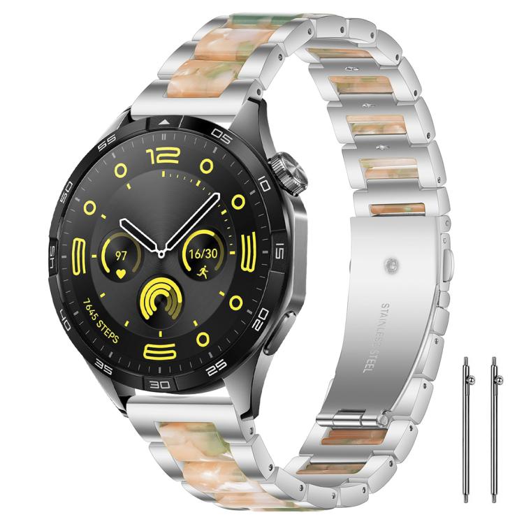 xDfind Three Beads Metal Resin Watch Band, 14mm, 20mm, 22mm, 18mm