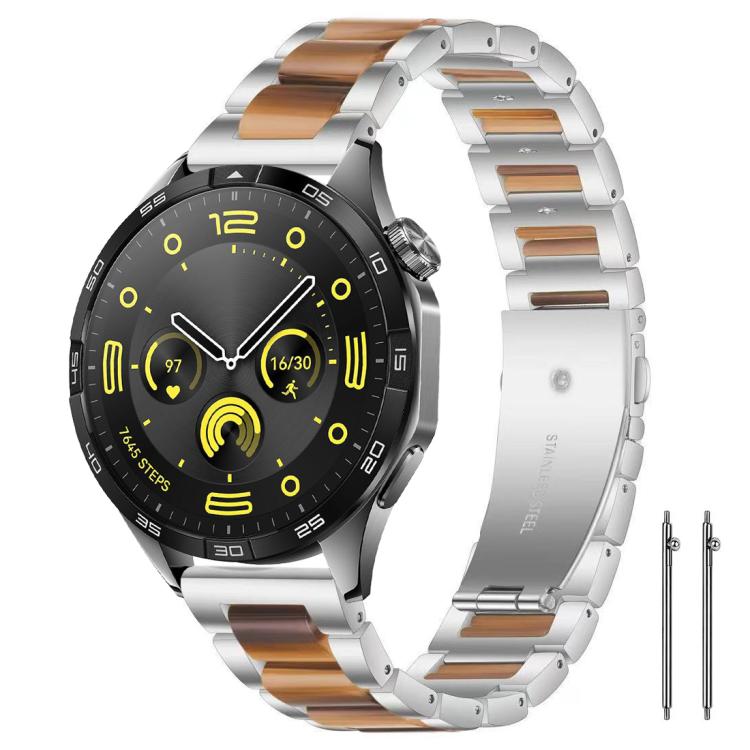 xDfind Three Beads Metal Resin Watch Band, 14mm, 20mm, 22mm, 18mm