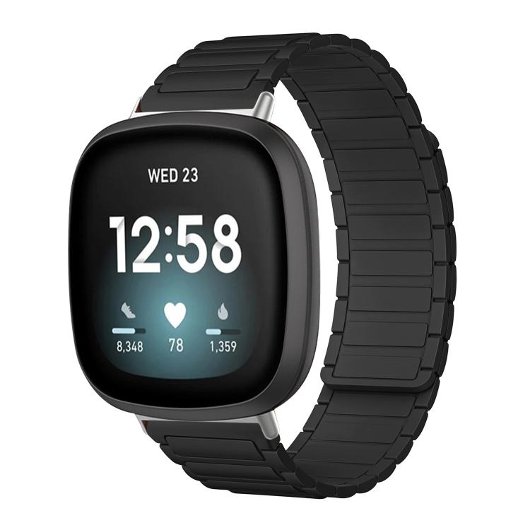 xDfind I-shaped Magnetic Silicone Watch Band, For Fitbit Versa 4 / 3 / Sense 2 / Sense