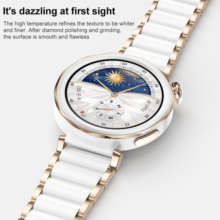 xDfind Ceramic Stainless Steel Watch Band, For Huawei Watch GT 6 41mm / GT 5 Pro 42mm