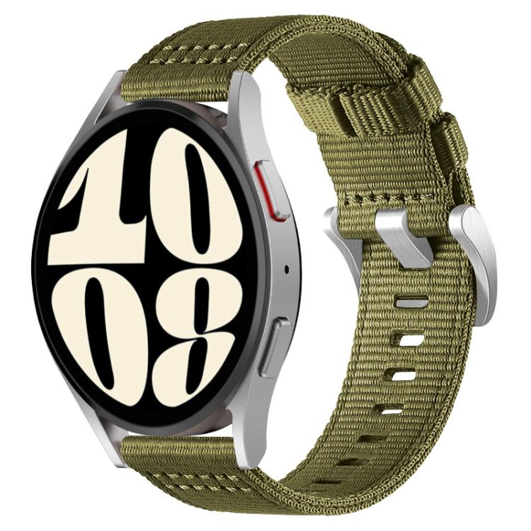 xDfind Two-section Nylon Watch Band, For Samsung Galaxy Watch Ultra / Ultra 2025, For Samsung Galaxy Watch8 / 8 Classic, For Samsung Galaxy Watch 7 / 6 / 5 / FE