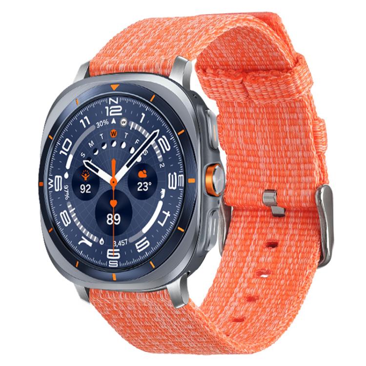 xDfind Nylon Canvas Watch Band, For Samsung Galaxy Watch Ultra / Ultra 2025, For Samsung Galaxy Watch8 / 8 Classic, For Samsung Galaxy Watch 7 / 6 / 5 / FE, For Samsung Galaxy Fit3