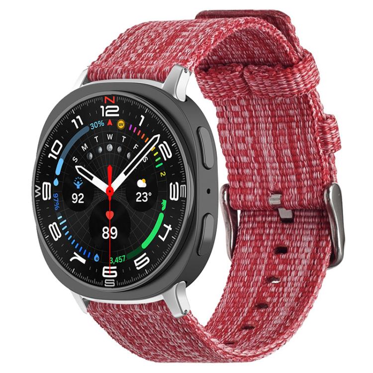 xDfind Nylon Canvas Watch Band, For Samsung Galaxy Watch Ultra / Ultra 2025, For Samsung Galaxy Watch8 / 8 Classic, For Samsung Galaxy Watch 7 / 6 / 5 / FE, For Samsung Galaxy Fit3