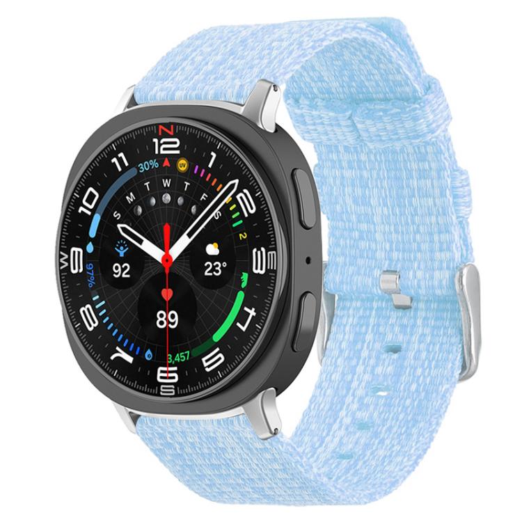 xDfind Nylon Canvas Watch Band, For Samsung Galaxy Watch Ultra / Ultra 2025, For Samsung Galaxy Watch8 / 8 Classic, For Samsung Galaxy Watch 7 / 6 / 5 / FE, For Samsung Galaxy Fit3