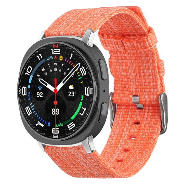 xDfind Nylon Canvas Watch Band, For Samsung Galaxy Watch Ultra / Ultra 2025, For Samsung Galaxy Watch8 / 8 Classic, For Samsung Galaxy Watch 7 / 6 / 5 / FE, For Samsung Galaxy Fit3