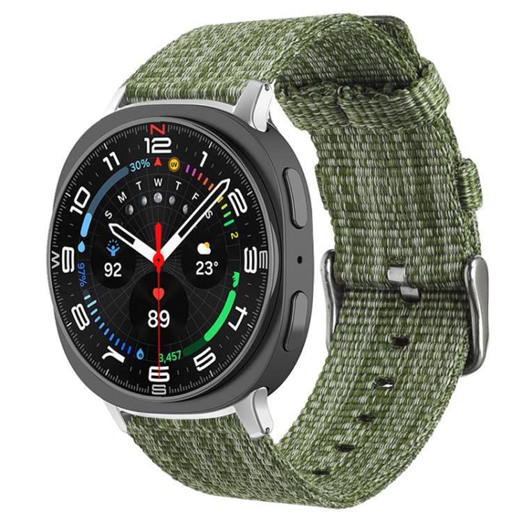 xDfind Nylon Canvas Watch Band, For Samsung Galaxy Watch Ultra / Ultra 2025, For Samsung Galaxy Watch8 / 8 Classic, For Samsung Galaxy Watch 7 / 6 / 5 / FE, For Samsung Galaxy Fit3