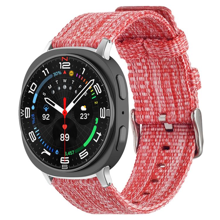 xDfind Nylon Canvas Watch Band, For Samsung Galaxy Watch Ultra / Ultra 2025, For Samsung Galaxy Watch8 / 8 Classic, For Samsung Galaxy Watch 7 / 6 / 5 / FE, For Samsung Galaxy Fit3