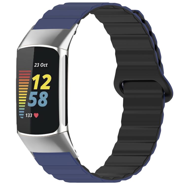 xDfind Loop Magnetic Glossy Silicone Watch Band, For Fitbit Charge 6 / 5, For Fitbit Versa 4 / 3 / Sense2 / 1, For Fitbit Charge 4 / 3