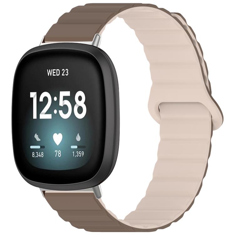 xDfind Loop Magnetic Glossy Silicone Watch Band, For Fitbit Charge 6 / 5, For Fitbit Versa 4 / 3 / Sense2 / 1, For Fitbit Charge 4 / 3