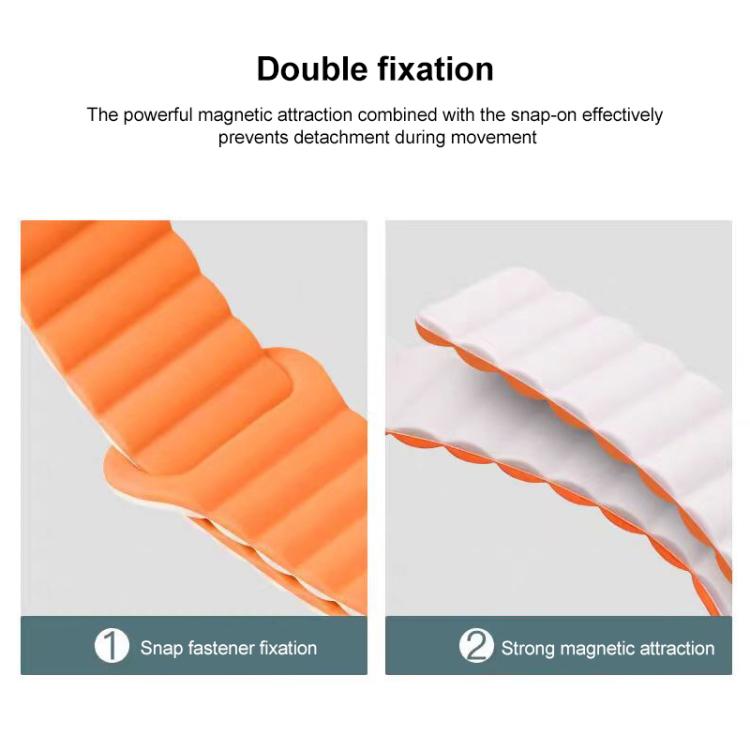 xDfind Loop Magnetic Glossy Silicone Watch Band, For Garmin Fenix 8/7X/6X/5X 26mm, For Garmin Forerunner 45 / 45S / Swim 2