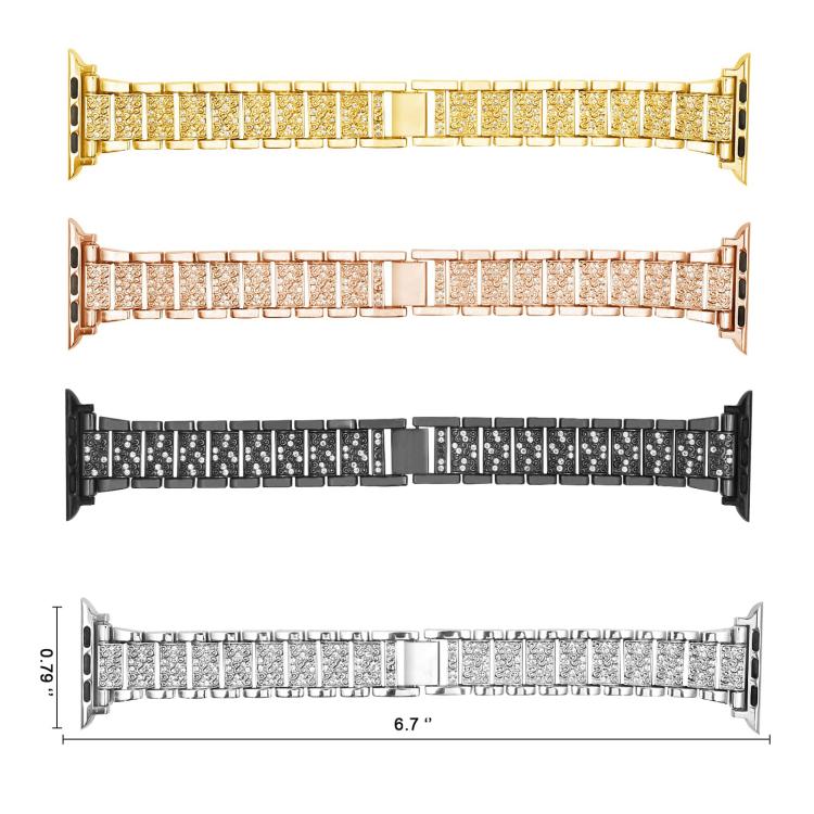 xDfind Diamond Jewelry Metal Watch Band with Case, For Apple Watch Series 10 46mm, For Apple Watch Series 10 42mm, For Apple Watch Series 44mm, For Apple Watch Series 40mm, For Apple Watch Ultra 2 / 1 49mm, For Apple Watch Series 45mm                  ...