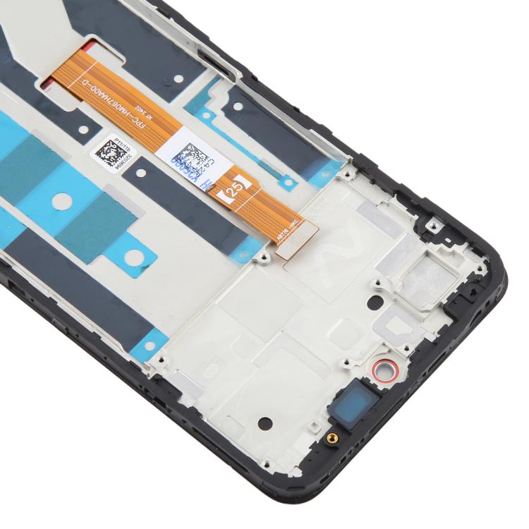 OEM LCD Screen Digitizer Full Assembly with Frame, For Realme 14x India, For Realme 14x RMX5020, For Realme C75 4G RMX3941, For Realme C65s, For Realme C65 5G, For Realme C61 4G RMX3939 RMX3930, For Realme Narzo N63 4G, For Realme C63 4G               ...