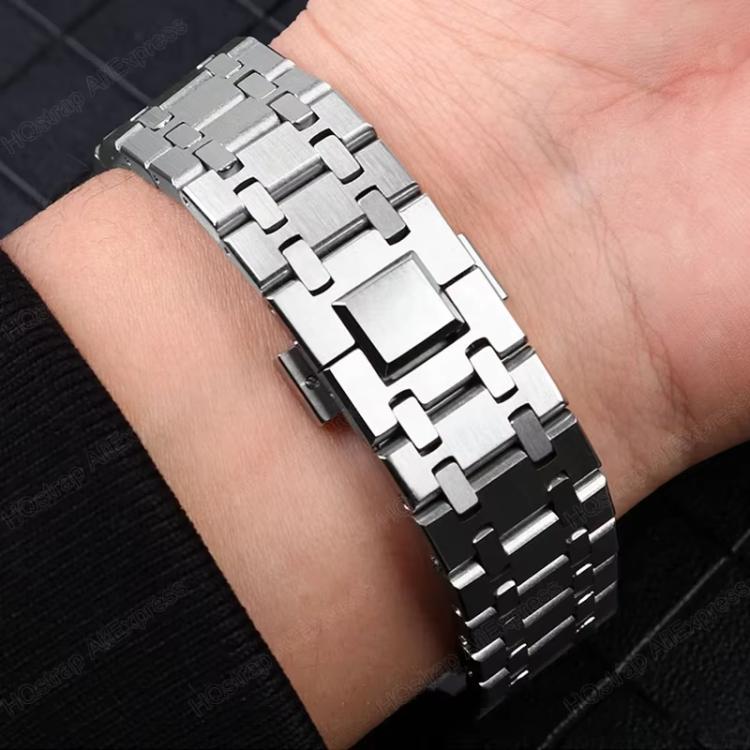 Butterfly Buckle Stainless Steel Watch Band, For  Amazfit T-Rex 3, For  Amazfit T-Rex 2, For Amazfit T-Rex Pro