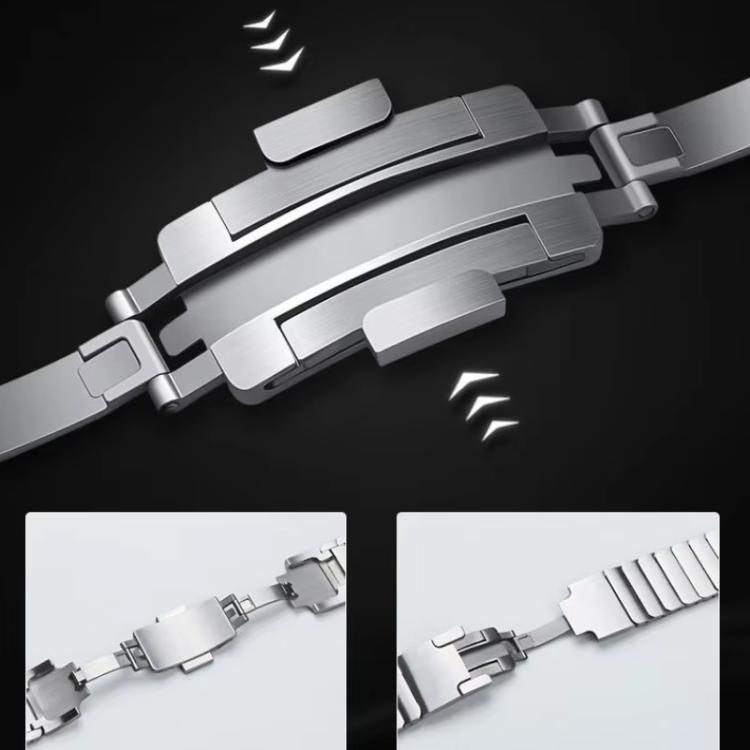 One Beads Side Detachable Titanium Alloy Watch Band, For  Amazfit T-Rex 3, For  Amazfit T-Rex 2, For Amazfit T-Rex Pro