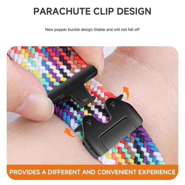 Parachute Snap Buckle Braided Watch Band, For  Amazfit T-Rex 3, For  Amazfit T-Rex 2