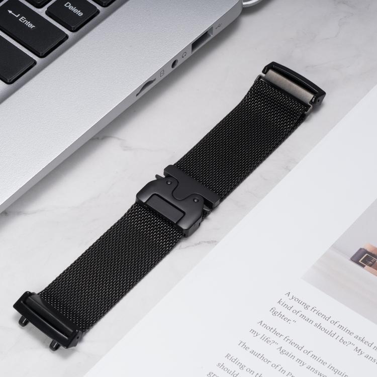 Parachute Snap Buckle Milanese Stainless Steel Watch Band, For  Amazfit T-Rex 3, For  Amazfit T-Rex 2, For Amazfit T-Rex Pro