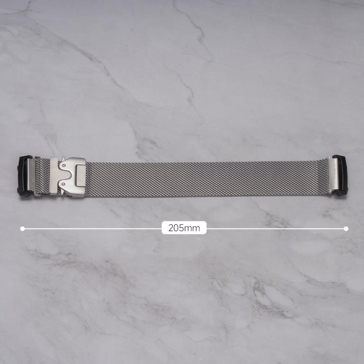 Parachute Snap Buckle Milanese Stainless Steel Watch Band, For  Amazfit T-Rex 3, For  Amazfit T-Rex 2, For Amazfit T-Rex Pro