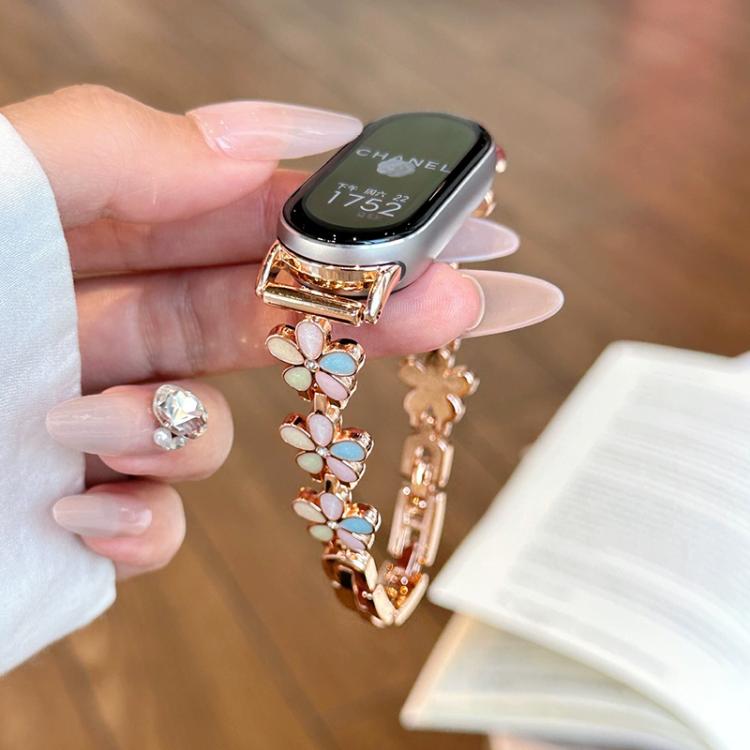 xDfind Sun Petal Metal Watch Band, For Xiaomi Band 10 Pro / 9 Pro / 8 Pro, For Redmi Watch 6 / 5 / 4, For Xiaomi Smart Band 10 / 9 / 8