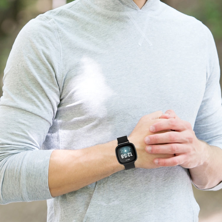 For Fitbit Versa 3 / Fitbit Magnetic Milano Replacement Strap, Large Size, Small Code