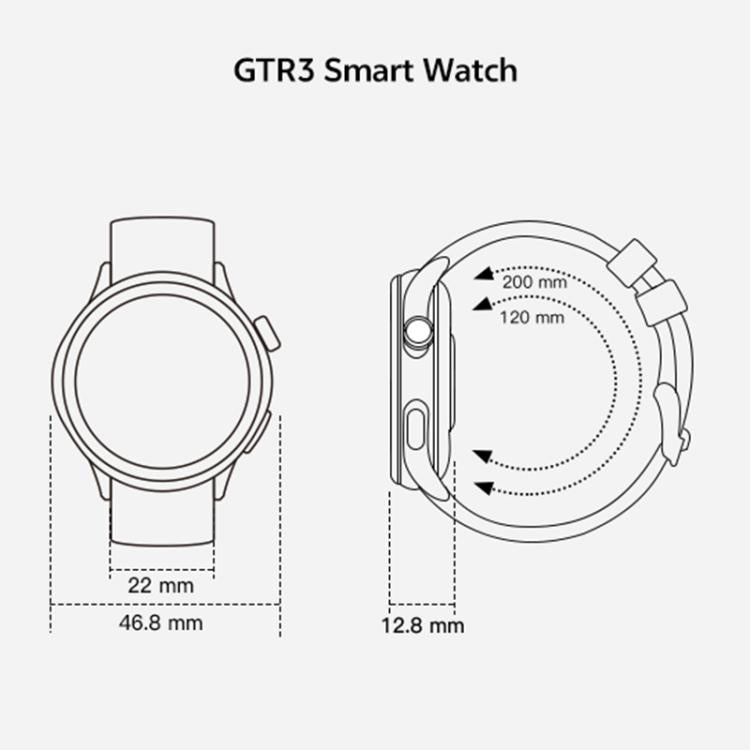 GR3 1.43 inch AMOLED Screen Fitness Tracker Smart Watch Support Heart Rate Monitoring