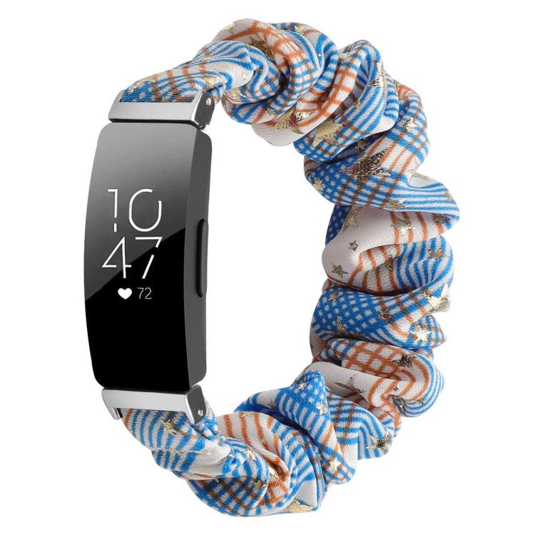 xDfind Polyester Elastic Wreath Watch Band For Fitbit Inspire, S, L