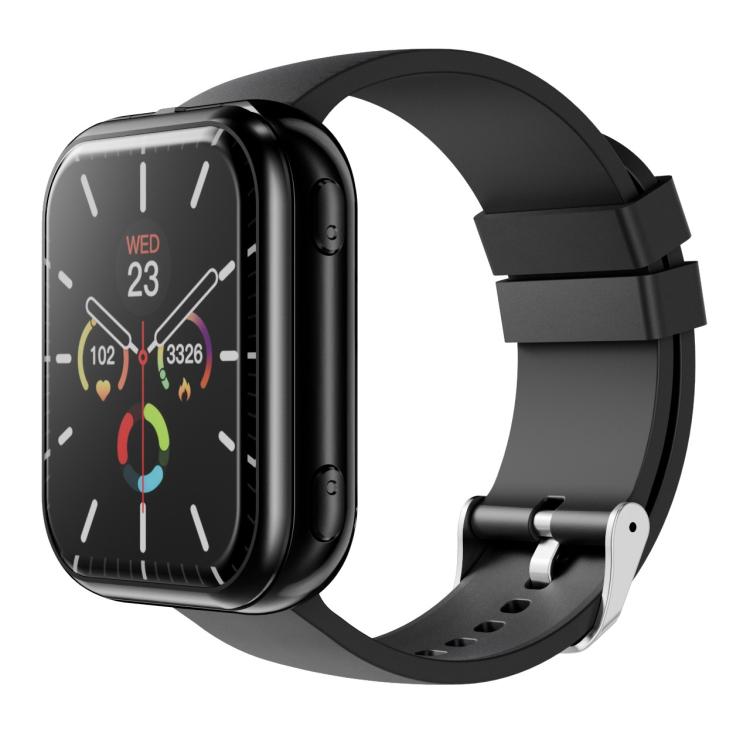 T1 TWS Headphones Smart Watch, 1.8 inch Square Screen, Support Bluetooth Call / Heart Rate