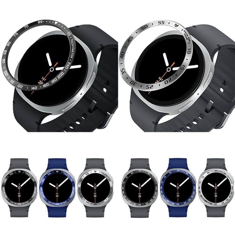 Smart Watch Protective Frame Metal Bezel Ring, Style: E Style, For Samsung Galaxy Watch8 Classic 46mm, For Samsung Galaxy Watch8 44mm, For Samsung Galaxy Watch8 40mm