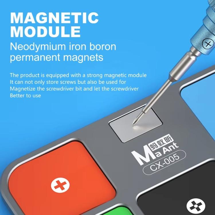 MaAnt CX-005 Screw Magnetic Flare Storage Board for Electronic Equipment Repair, CX-005