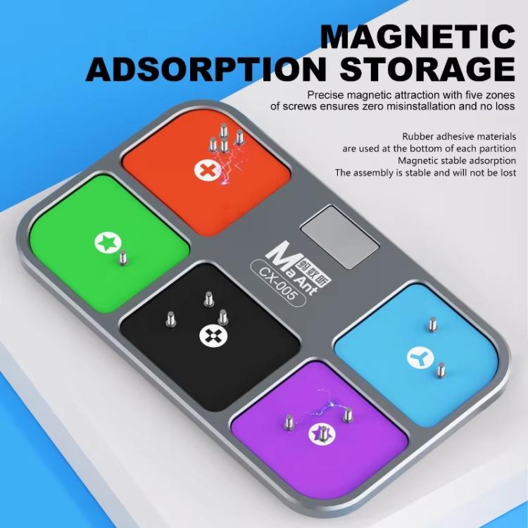 MaAnt CX-005 Screw Magnetic Flare Storage Board for Electronic Equipment Repair, CX-005