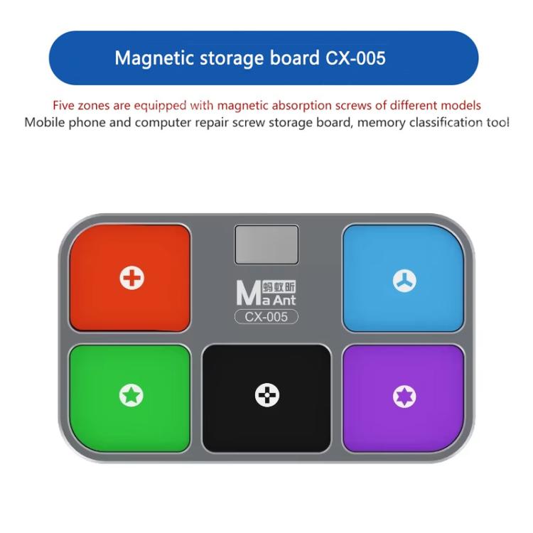 MaAnt CX-005 Screw Magnetic Flare Storage Board for Electronic Equipment Repair, CX-005