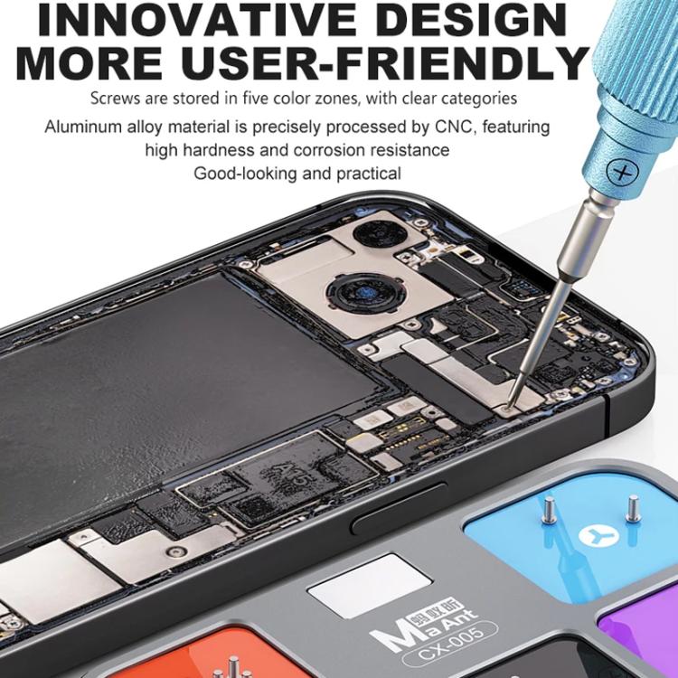 MaAnt CX-005 Screw Magnetic Flare Storage Board for Electronic Equipment Repair, CX-005