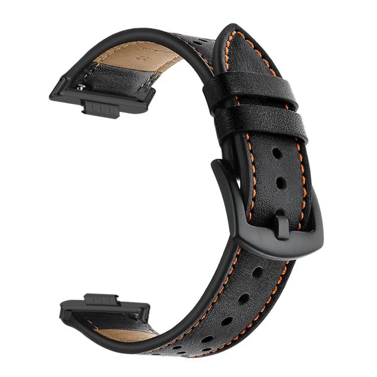 Plum Blossom Holes Leather Watch Band, For Huawei Watch Fit4 / Fit4 Pro / Fit3, For Huawei Watch Fit 2, For Huawei Watch Fit