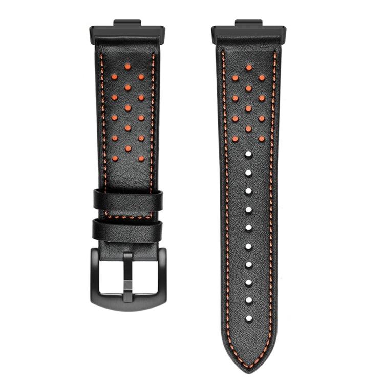Plum Blossom Holes Leather Watch Band, For Huawei Watch Fit4 / Fit4 Pro / Fit3, For Huawei Watch Fit 2, For Huawei Watch Fit