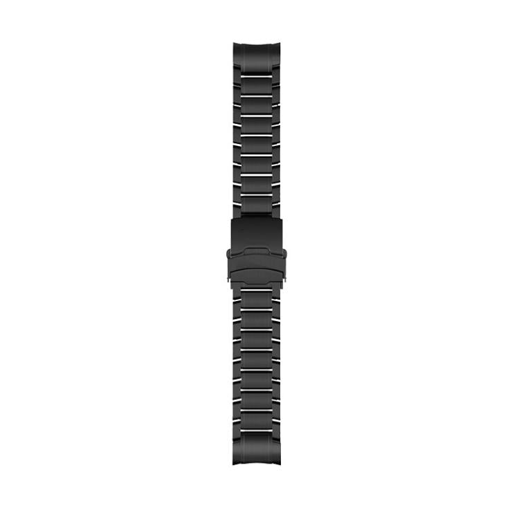 Curved Safety Buckle Titanium Alloy Quick Release Watch Band, For Garmin 22mm
