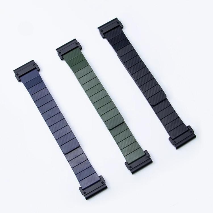 Carbon Fiber Magnetic Loop Watch Band, For Garmin 26mm, For Garmin 22mm
